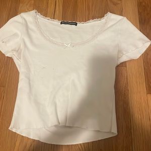 white brandy melville shirt